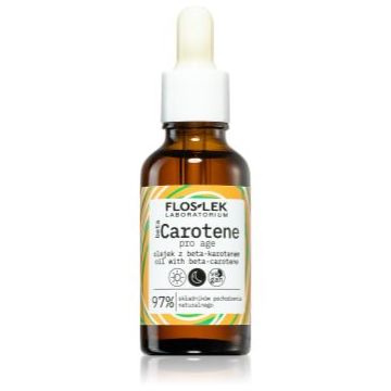 FlosLek Laboratorium Beta Carotene Ulei ser hranitor pentru fermitatea pielii