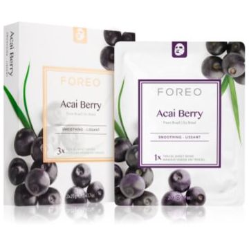 FOREO Farm to Face Sheet Mask Acai Berry mască textilă antioxidantă