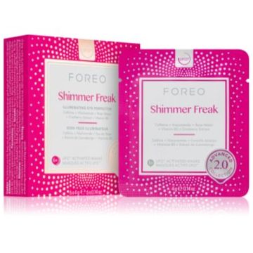 FOREO UFO™ Shimmer Freak masca iluminatoare impotriva pungilor de sub ochi