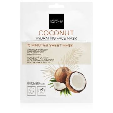 Gabriella Salvete Face Mask Coconut mască textilă hidratantă