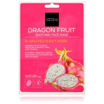 Gabriella Salvete Face Mask Dragon Fruit mască textilă calmantă