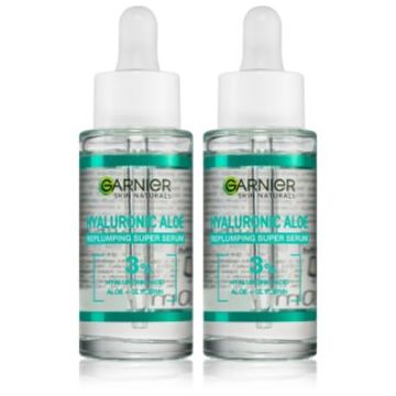 Garnier Skin Naturals Hyaluronic Aloe Replumping Serum ser hidratant cu acid hialuronic