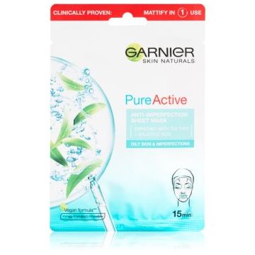 Garnier Skin Naturals Pure Active mască cu efect de curățare