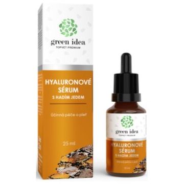 Green Idea Hyaluronic serum with snake venom ser facial pentru ten matur