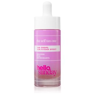 hello sunday the self tan one ser autobronzant pentru fata