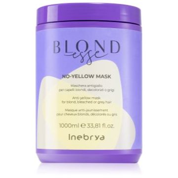 Inebrya BLONDesse No-Yellow Mask Masca de par neutralizeaza tonurile de galben