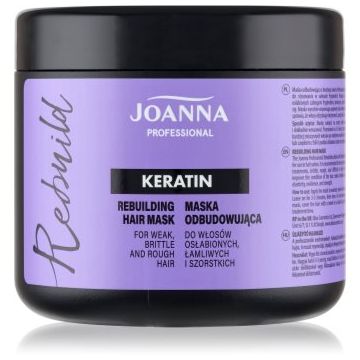 Joanna Professional Keratin masca cu keratina pentru par uscat si fragil