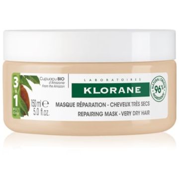 Klorane Cupuaçu Bio Bio masca de par regeneratoare pentru parul foarte uscat