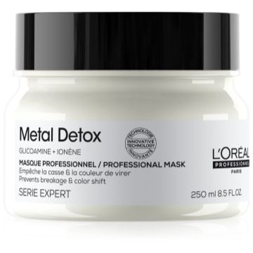 L’Oréal Professionnel Serie Expert Metal Detox mască hrănitoare profundă pentru par vopsit si deteriorat