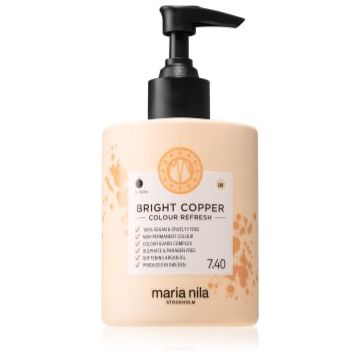 Maria Nila Colour Refresh Bright Copper mască fină de hrănire fără pigmenți permanenți de culoare