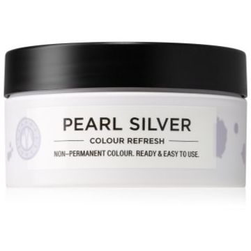 Maria Nila Colour Refresh Pearl Silver mască fină de hrănire fără pigmenți permanenți de culoare
