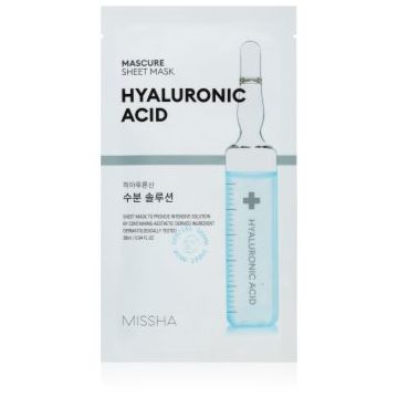 Missha Mascure Hyaluronic Acid mască textilă hidratantă