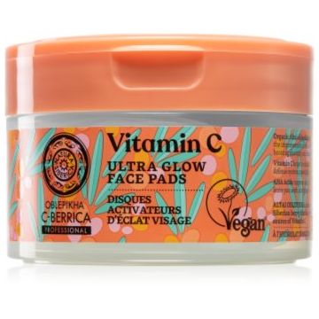 Natura Siberica Oblepikha C-Berrica discuri pentru indepartarea impuritatilor pentru o piele mai luminoasa