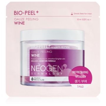 Neogen Dermalogy Bio-Peel+ Gauze Peeling Wine discuri pentru indepartarea impuritatilor pentru netezirea pielii si inchiderea porilor