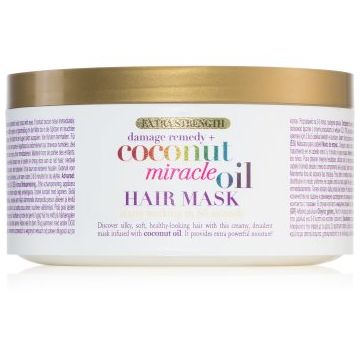 OGX Coconut Miracle Oil mască profund fortifiantă pentru păr cu ulei de cocos