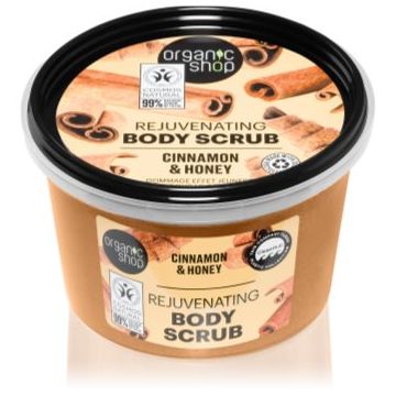 Organic Shop Cinnamon & Honey exfoliant delicat pentru corp