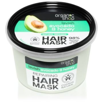 Organic Shop Natural Avocado & Honey masca de par regeneratoare