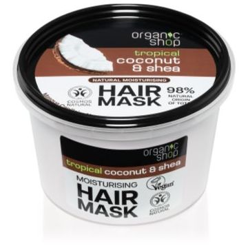 Organic Shop Natural Coconut & Shea crema intensiva de noapte cu efect de hidratare