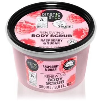 Organic Shop Raspberry & Sugar exfoliant delicat pentru corp