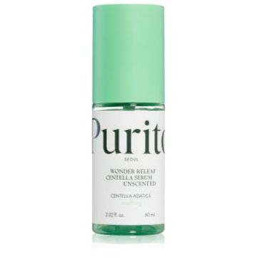 Purito Wonder Releaf Centella Serum Unscented ser regenere piele pentru a calma si intari pielea sensibila