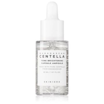 SKIN1004 Madagascar Centella Tone Brightening Capsule Ampoule ser hidratant pentru strălucirea și netezirea pielii