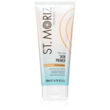 St. Moriz Pre-Tan Skin Primer exfoliant de duș, înainte de aplicarea produselor autobronzante