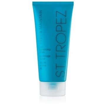 St.Tropez Prep & Maintain crema peeling pentru corp pentru intensificarea bronzului