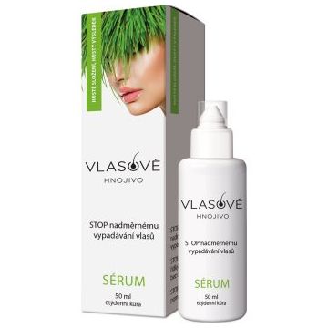 Vlasové hnojivo Serum ser fara clatire pentru parul subtiat