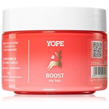 Yope BOOST my hair mască regeneratoare pentru părul deteriorat