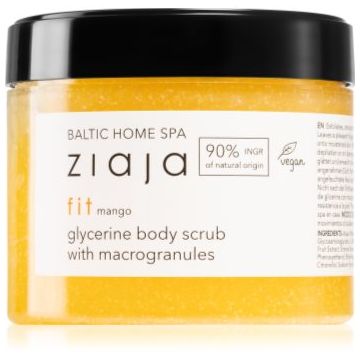 Ziaja Baltic Home Spa Fit Mango exfoliant cu bob aspru cu glicerina