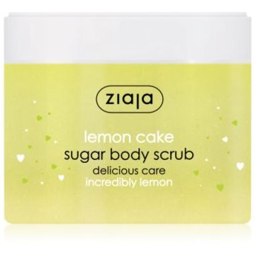 Ziaja Lemon Cake exfoliant din zhar pentru netezire
