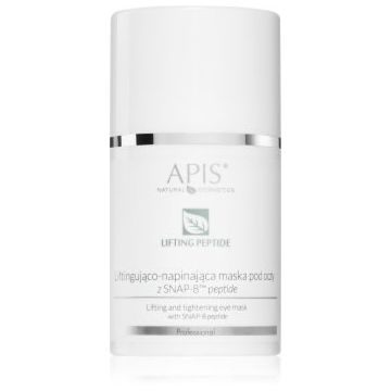 Apis Natural Cosmetics Lifting Peptide SNAP-8™ mască pentru ochi, cu efect de netezire cu peptide