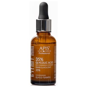 Apis Natural Cosmetics TerApis 35% Glycolic Acid ser exfoliant de netezire pentru regenerarea și reînnoirea pielii