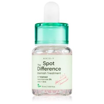 AXIS-Y 6+1+1 Advanced Formula Spot The Difference Blemish Treatment tratament topic pentru acnee pentru piele sensibilă
