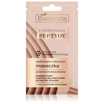 Bielenda Firming Peptides mască hrănitoare și tonifiantă