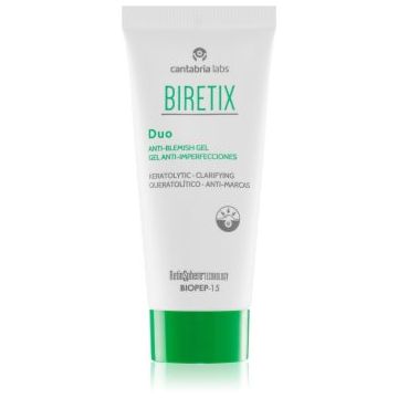 Biretix Treat Duo Anti-Blemish Gel corector regenerator anti-recidivă pentru imperfecțiunile pielii și urmele de acnee