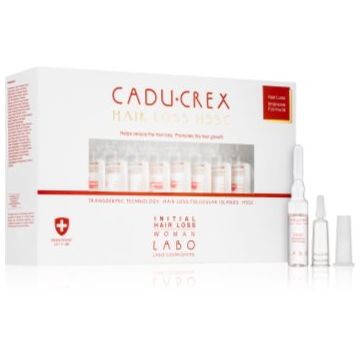 CADU-CREX Hair Loss HSSC Initial Hair Loss tratament de păr pentru femei împotriva căderii incipiente a părului