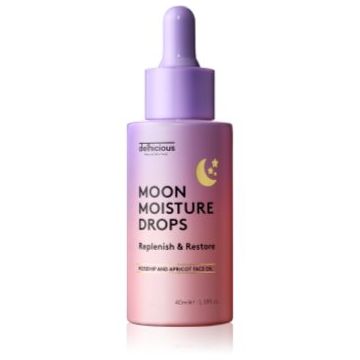 delhicious MOON MOISTURE DROPS Ulei ser hranitor pentru regenerarea și reînnoirea pielii