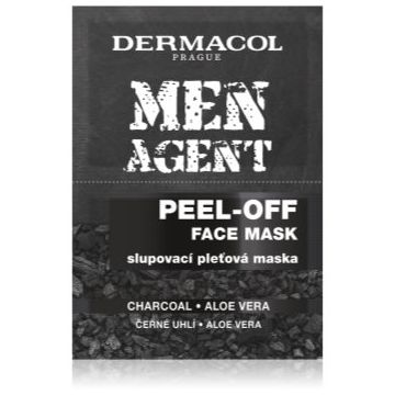Dermacol Men Agent mască exfoliantă împotriva punctelor negre, cu cărbune activ pentru barbati