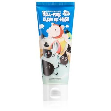 Elizavecca Milky Piggy Hell-Pore Clean Up Mask masca gel exfolianta impotriva punctelor negre