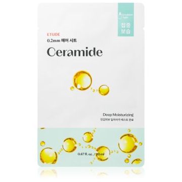 ETUDE 0.2 Therapy Air Mask Ceramide mască textilă hidratantă reface bariera protectoare a pielii