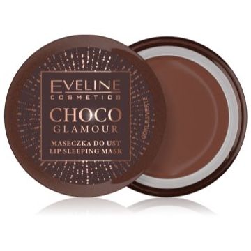 Eveline Cosmetics Choco Glamour masca de noapte cu efect de regenerare de buze