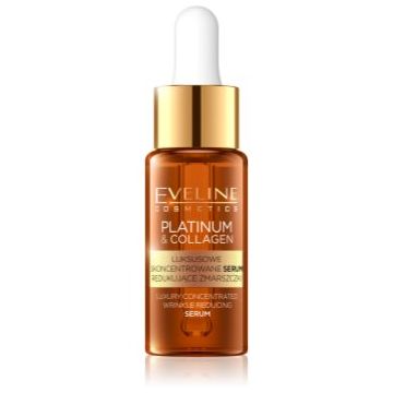 Eveline Cosmetics Platinum & Collagen ser concentrat antirid