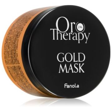 Fanola Oro Therapy Gold Mask masca hidratanta pentru par uscat si indisciplinat