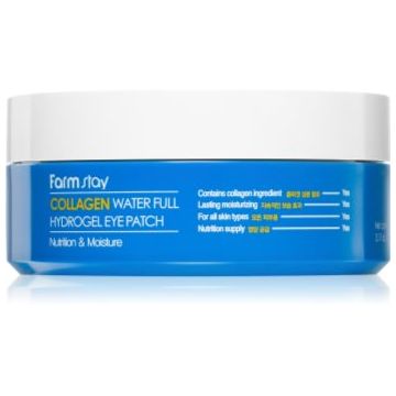 Farmstay Collagen Water Full masca hidrogel pentru ochi
