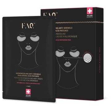 FOREO FAQ™ Microneedling Anti-Wrinkle plasture antirid pentru zona de sub ochi cu acid hialuronic