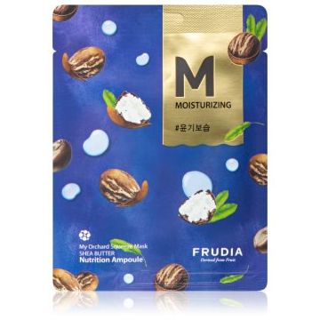 Frudia My Orchard Shea Butter mască textilă hidratantă pentru piele foarte uscata si sensibila
