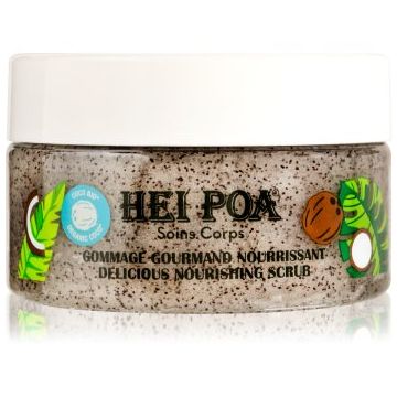 Hei Poa Tahiti Monoi Oil Exfoliant hrănitor pentru corp cu cocos