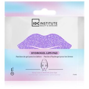 IDC Institute Glitter Lip Purple mască cu hidrogel pentru buze