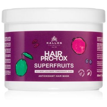 Kallos Hair Pro-Tox Superfruits masca pentru regenerare pentru par obosit fara stralucire